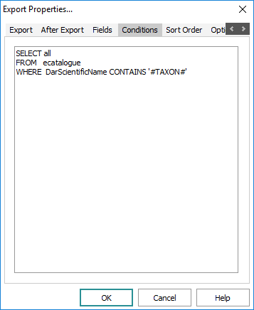 Export Properties
